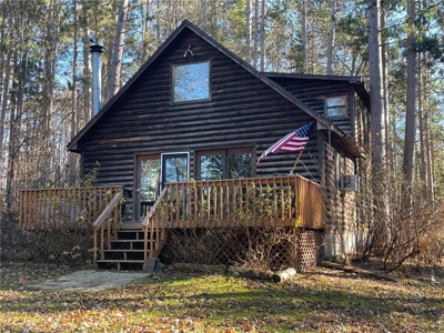 Riverfront Log-Sided Cabin For Sale in Willow River MN - image 1