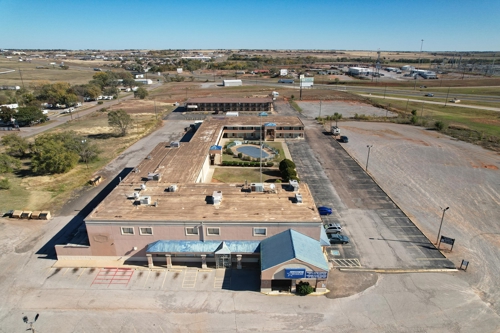 Drone View Of Property