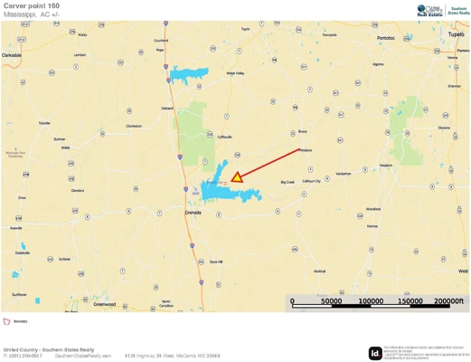 Carver Point Timber Tract in Grenada Co at Grenada Lake