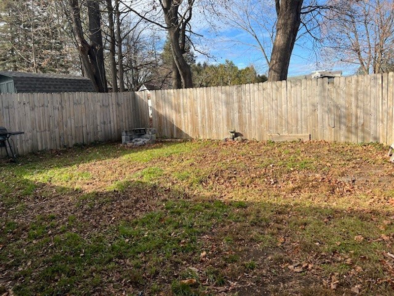 Fenced Yard