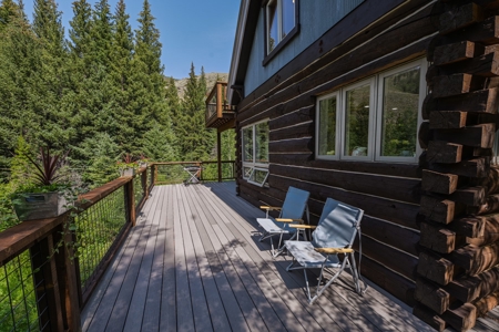 Colorado Creek Front Mountain Log Home - image 12