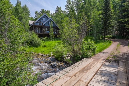 Colorado Creek Front Mountain Log Home - image 1
