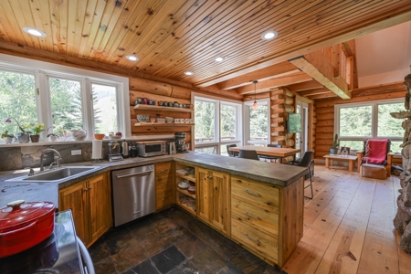 Colorado Creek Front Mountain Log Home - image 6