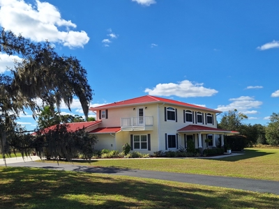 Luxury Country Home  On 5 Acres, Heated Pool Near Ocala, Fl