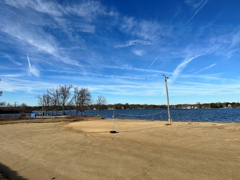 Beach lake access
