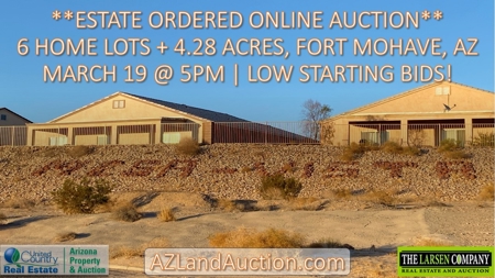 Online Auction 6 Home Lots+4.28 Acre Parcel, Fort Mohave, Az - image 20