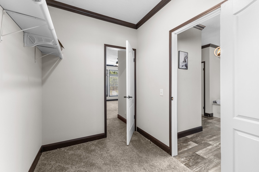 Large Master Closet with 2 Enterances