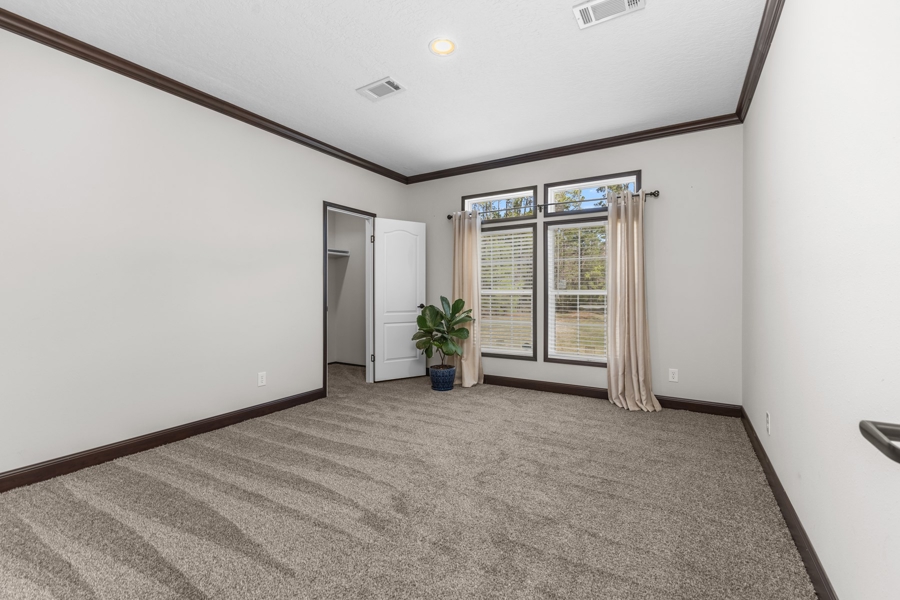 Bedroom #2 with walk-In Closetr
