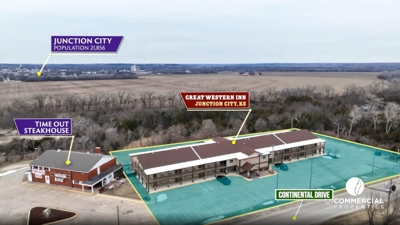 The Great Western Inn 57-Room Motel in Junction City, Kansas