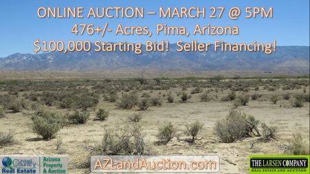 Online Cattle Ranch Land Auction 476.33 Acres (Pima, AZ) - image 2