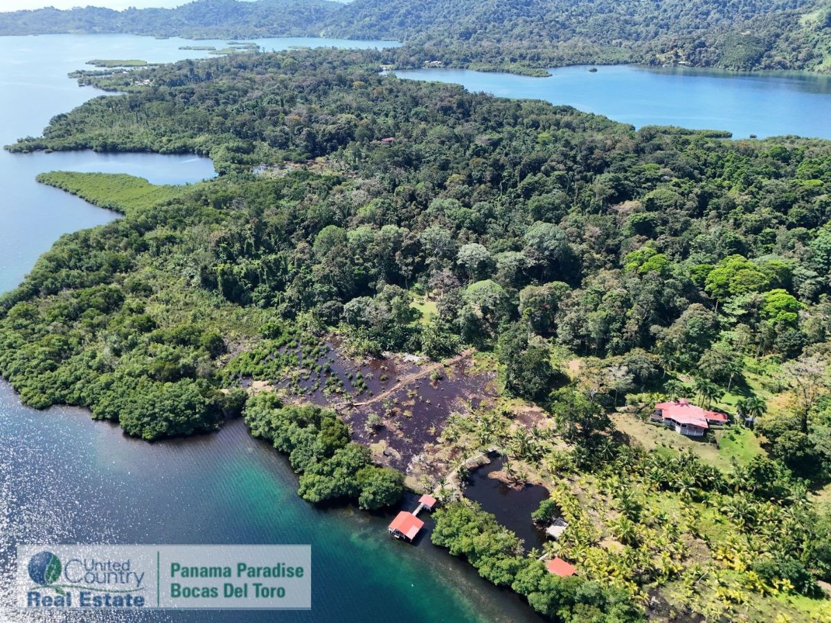 Waterfront Land with Cabin, 8.2 Acres — Bocas del Toro - 2