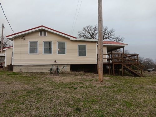 east side of house
