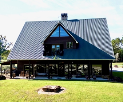 Hunting Lodge with Waterfall in Wilkinson County, MS