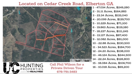 7 Cedar Creek Rd, Elberton, ga- 18.237 Acres For Sale- Elbert County, Georgia - image 24