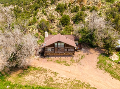 Colorado Log Home On 60 Acres With Shop Bordering Blm For 2900' - image 2