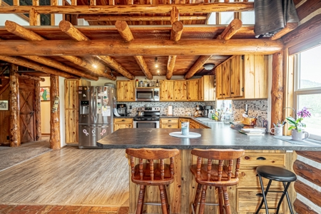 Colorado Log Home On 60 Acres With Shop Bordering Blm For 2900' - image 8