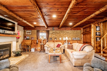 Colorado Log Home On 60 Acres With Shop Bordering Blm For 2900' - image 14