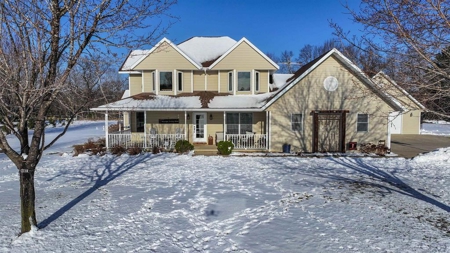 Country Home on 10 Acres in Iola, WI For Sale - image 1