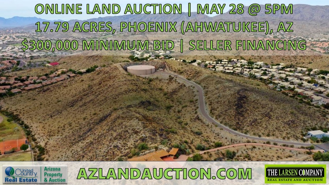 Phoenix Acres Online Auction: 17.79 Acres of Prime Phoenix Land–No HOA, R1-35!