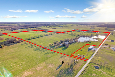 114 Acre Southwest Missouri Farm For Sale, 10 Pastures 3 Ponds, 2400 sq ft Home - image 1