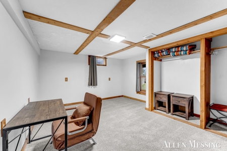 Custom Log Home on 10+ Acres with private Muskegon river frontage - image 29