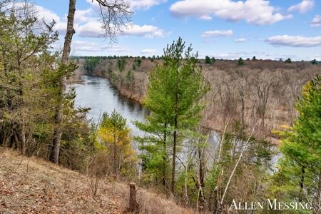 Custom Log Home on 10+ Acres with private Muskegon river frontage - image 41
