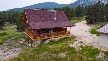 Log Cabin in the Little Rocky Mountains near Landusky Montana - image 41