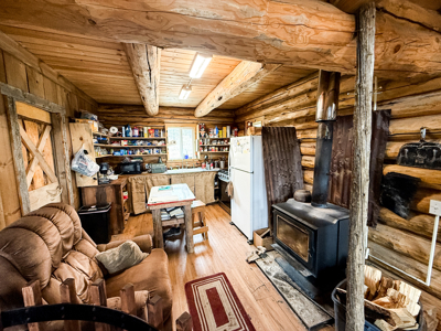 Log Cabin in the Little Rocky Mountains near Landusky Montana - image 14