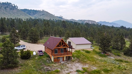Log Cabin in the Little Rocky Mountains near Landusky Montana - image 39