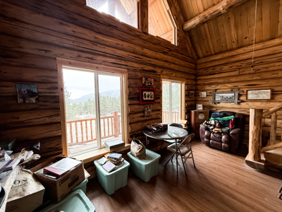Log Cabin in the Little Rocky Mountains near Landusky Montana - image 4