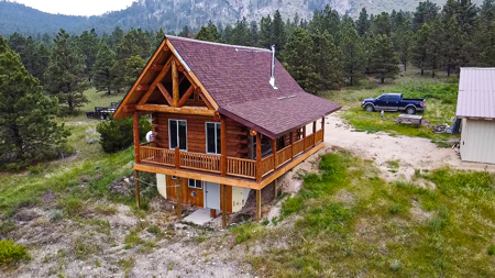 Log Cabin in the Little Rocky Mountains near Landusky Montana - image 44