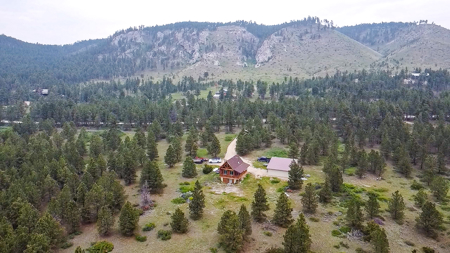 Log Cabin in the Little Rocky Mountains near Landusky Montana - image 38