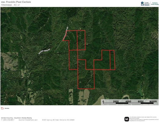 600 Acres Claiborne County Hunting Land Timber Investment