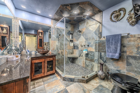 Lakefront Estate with Beach, Dock, Land, Buildings, Barn - image 11