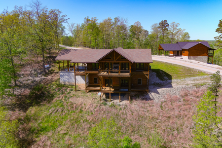 Large Custom Log Home Overlooking The Ozarks For Sale - image 42