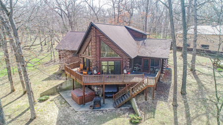 Log home acreage for sale in Jones County Iowa - image 49