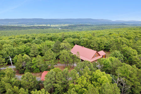 Log Home on 243 Acres, Hunting Land with Panoramic Views - image 14