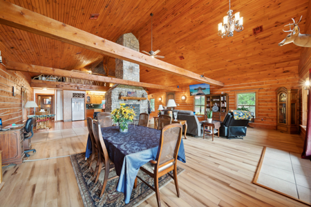 Log Home on 243 Acres, Hunting Land with Panoramic Views - image 35