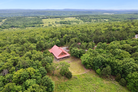 Log Home on 243 Acres, Hunting Land with Panoramic Views - image 3