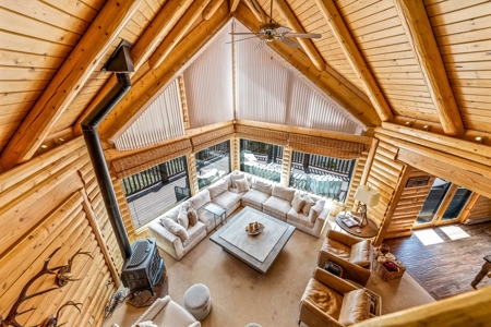Luxury Custom Log Cabin for Sale in Arrowhead Subdivision - image 31