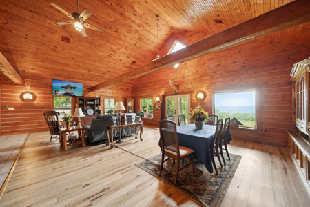 Log Home on 119 Acres, Hunting Land with Panoramic Views - image 33