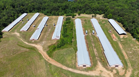 6 House Broiler Farm With Residence in Ouachita Parish - image 1