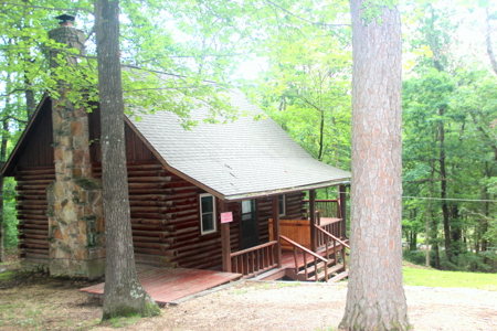 Waterfront Log Cabin in the Woods located in Eureka Springs, AR - image 1