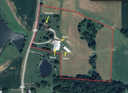 11-Acre Hobby Farm, Large House, 2 Barns, Shop, Country Living - image 5