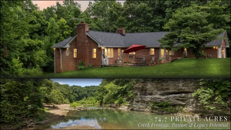 Middle TN Waterfront Legacy Estate - Private Beaches & Live Creek - image 1