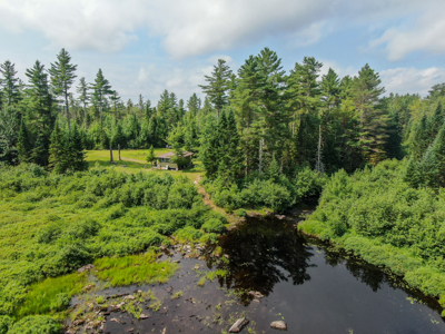 Remote Maine Hunting Camp with Stream Frontage - image 1