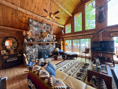 Lakeside Log Cabin Retreat in Lakeville, Maine - image 13