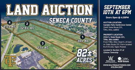Seneca County, Ohio Land Auction - Sept. 10th @ 6PM - image 10