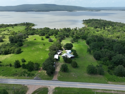 Sardis Lake property: Lake House with outbuildings - image 1