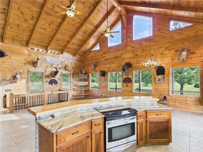 Luxury Log Cabin on 9.95 Acres with Ozark Mountain Views For Sale - image 12